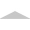 Ekena Millwork Peaked Cap Smooth Architectural Grade PVC Pediment, 84"W x 22"H x 2"P (Pitch 6/12) PEDPS084X220PKC00 - alternate 6